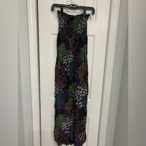 rue 21 Strapless “peacock” dress size s
